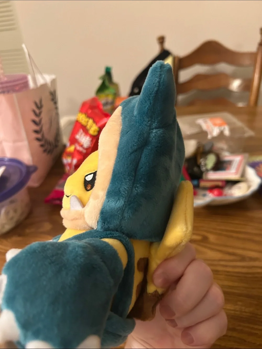 Pikachu Dressed as Snorlax Plush Official Pokémon Center